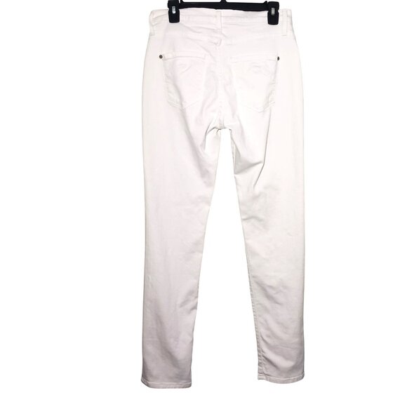 James Jeans High Class Cigarette Jeans Frost White Slim Fit‎ Womens Size 31 - Picture 4 of 11